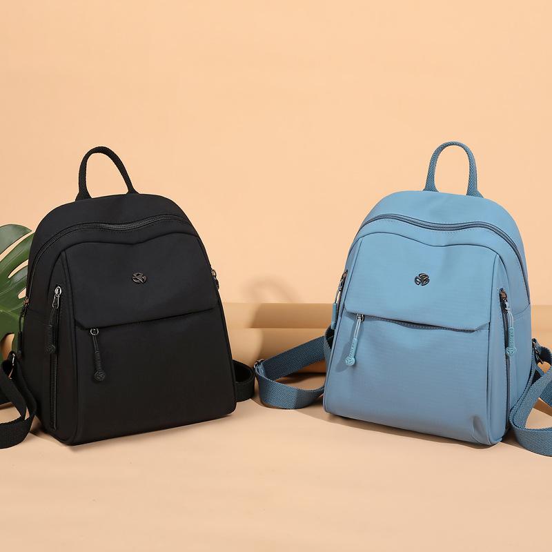 Large Capacity Leisure Backpack, New Nylon Backpack, Versatile, Simple, Small Backpack, Waterproof Women's Backpack