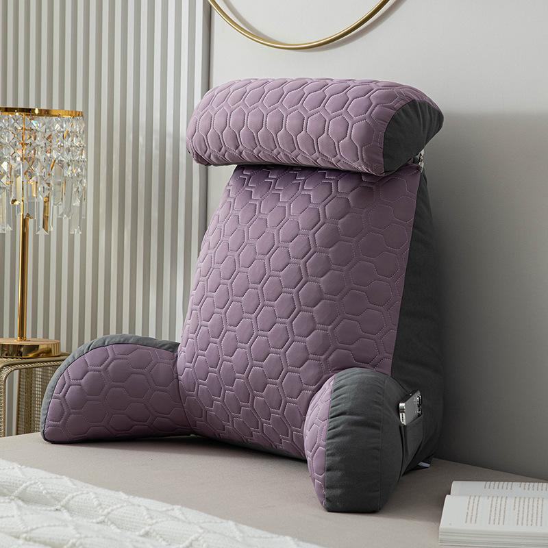 New Summer Cooling Soft Cushion Bamboo Charcoal Pillow Bed Reading Pillows Comfortable Pillows Pregnant Women's Bedside Cushions