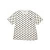 MLB SS24 New York Yankees All Over Logo Print Crew Neck Short Sleeve T-Shirt Unisex Tops Cream 3ATSM0843-50CRS