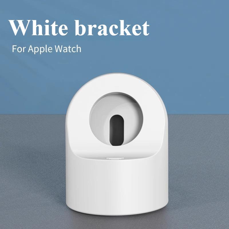 Ladeständer für Apple Watch Series Ultra/8/SE2/7/6/SE/4/3 49mm/45mm/44mm/42mm/41mm/40mm/38mm Langlebiger Silikon Nachttischmodus