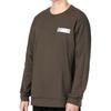 Adidas Sweatshirts Men's Olive Green Crew Neck Moderate Regular HY5838