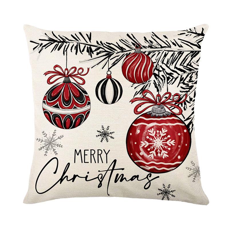 

Новая Рождественская наволочка Полиэстер С принтом букв Наволочка-подушка с рождественской елкой Наволочка-подушка с буквами 45 * 45Cm (without pillow core)