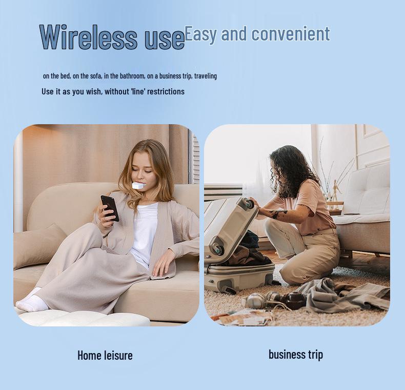 Electric U-Shaped Toothbrush for Adults - Automatic Whitening & Cleaning for Home Use, Students & Couples