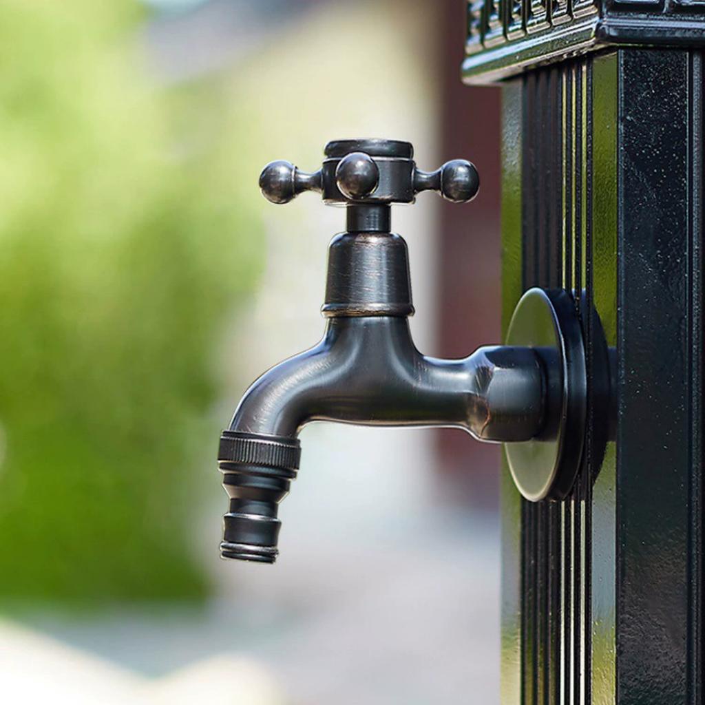 Black Washing Machine Faucet Brass Bibcock Faucet Garden Faucet Outdoor Faucet Bathroom Mop Sink Faucets  Water Taps Garden