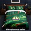 Rapid Wien FC Design Bed Bedding Set 1 Duvet Cover + 2 Pillowcases Soft Breathable Household Bed Linens