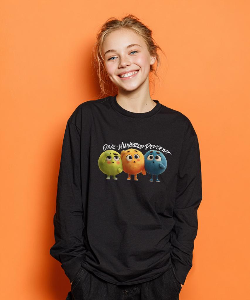 ONEHUNDREDPERCENT FOR WOMAN Ohpxjoy Kong-Al-I Basic Long Sleeve T-Shirt