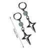 1 Pair Stainless Steel Opal Star Earrings Featuring Comfortable Fit and Easy Cleaning for Sensitive Skin Wear