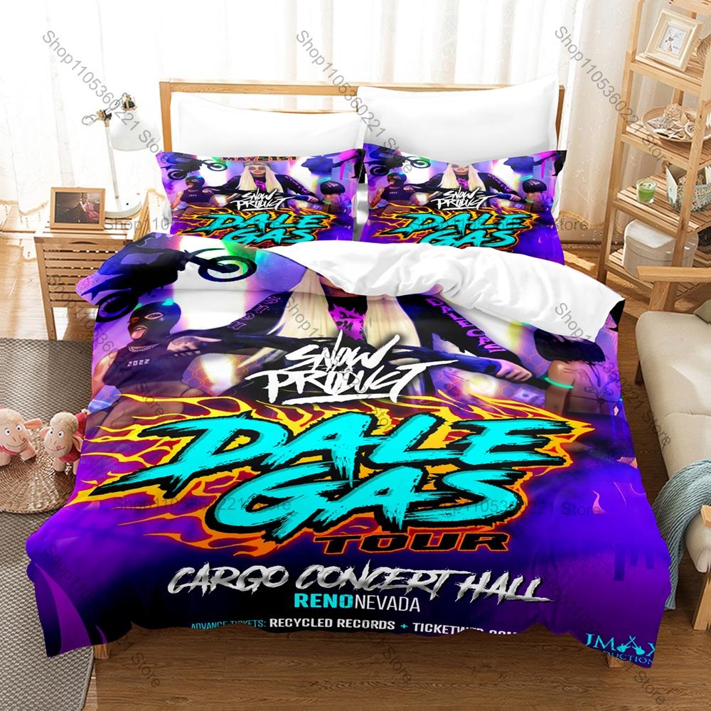 Snow Tha Product Printed Bedding Set, Duvet Cover plus 2 Pillowcases, Famous Female Rapper Style Soft Microfiber Textiles