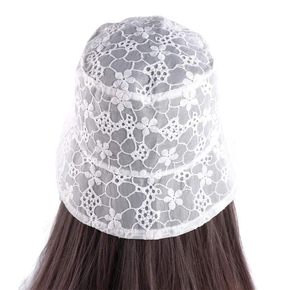 Hat For Women Mesh Pure Color Caps Sun Protection Sun Hat Lace Bucket Hat Female Hats Sun Cap