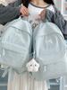 Jugendlicher Nylon-Schulrucksack mit Stoff für Mädchen auf dem Campus