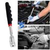 Metal 25810LB Pickup Stick Portable Metal Suction Stick Retractable Magnetic Pickup Auto Repair Tool with Light Magnetic Rod
