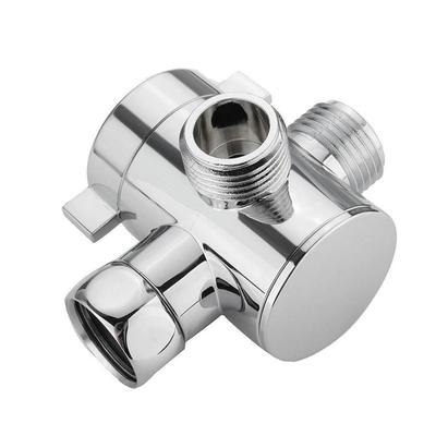 3 Way Shower Head Diverter Faucet Diverter Valve Bathroom Universal System Component Replacement