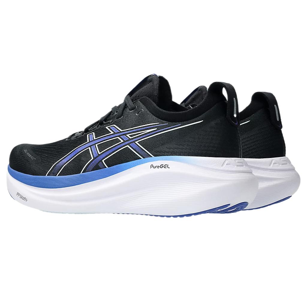 New Asics GEL NIMBUS 27 Abrasion Resistant Low Top Running Shoes Men's Black 1011B958-006
