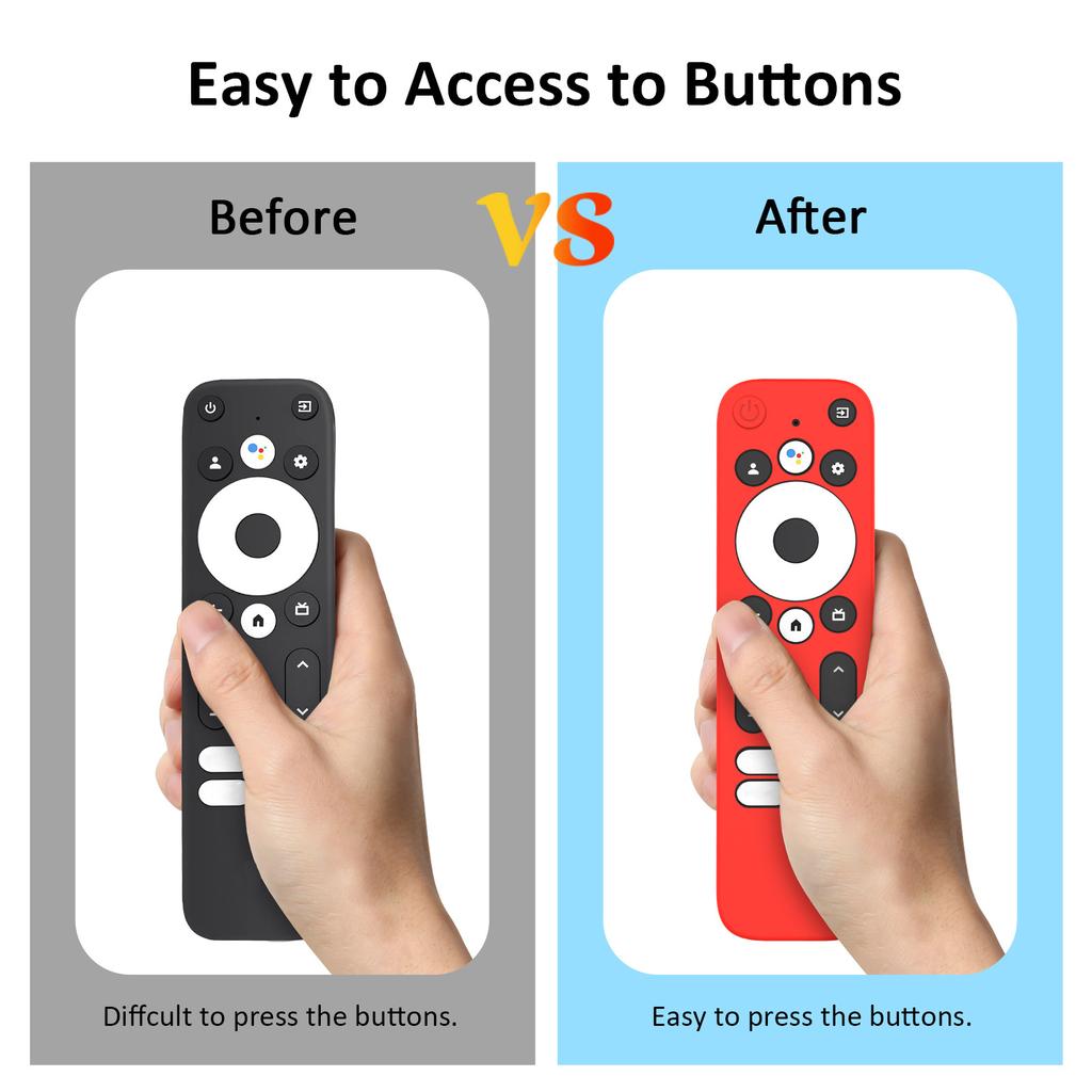 Durable Silicone Protective Case for MECOOL KD3 Android Stick Remote Control Anti-Slipping Case Durable Protector Bag