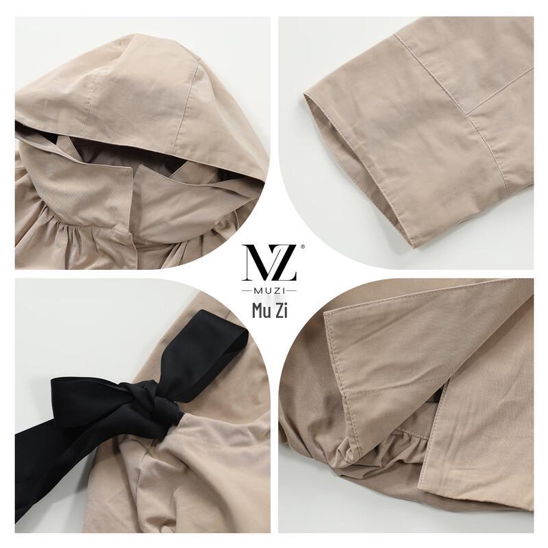Giacca a vento casual con cappuccio da donna Muzi