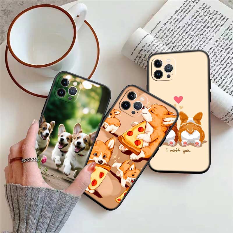 RE20 Niedlicher Corgi Hund Neue High-End Hülle Handyhülle für Redmi Note 8 9 Pro Max 9S 9T 9C NFC 8T 8A 10A A4