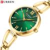 CURREN Women Quartz Watch Fashion Luxury Elegant Stainless Steel Strap Bracelet Wristwatch for Ladies Girl Female Clock