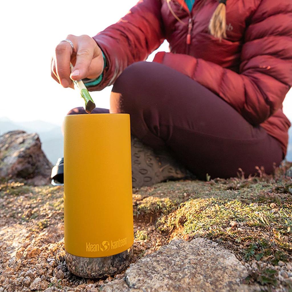 Klean Kanteen TK Wide Stainless Steel Mug with Cafe Cap, 12oz (355ml), 1008340