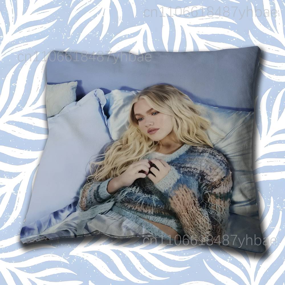 FFreya Skye Singer Pillow Case Short Plush Sofa Decorative Gift Home Doublesided Printing Cushio