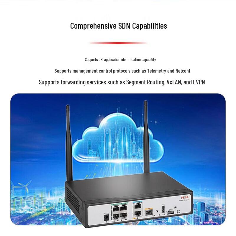 H3C MSR810-LM-SI Enterprise 4G LTE Gigabit Router (CN Version)