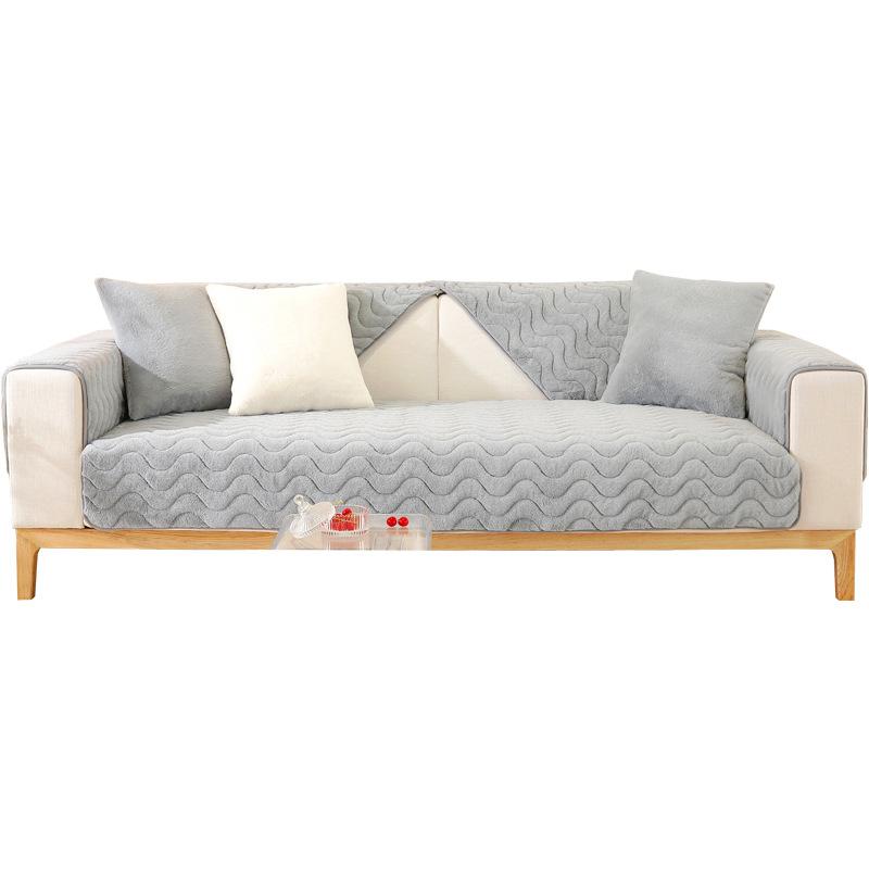 Winter Plush Sofa Cushion Thickened Non-Slip Seat Cushions Four Seasons Universal Sofa Cover Cover All-Inclusive Winter
