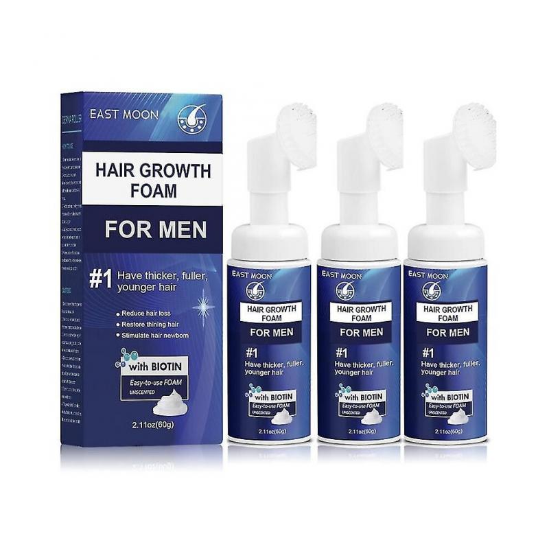 3pcs Regaine For Men Hair Loss Regrowth Scalp Foam - Extra Strength-yvan