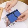 Canvas Mini Coin Purse Simple Zipper Kid Storage Pouch Money Pocket Solid Color Coin Key Bag Women Men