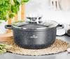 Set of 4 Pots With Marble Coating 16 20 24 28 Cm Zilner Zl-8900