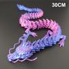 30CM 3D Printed Gem Dragon Crystal  Toy Rotatable Articulated Dragon Gift For Kids With ADHD Perfect For Birthdays Gift