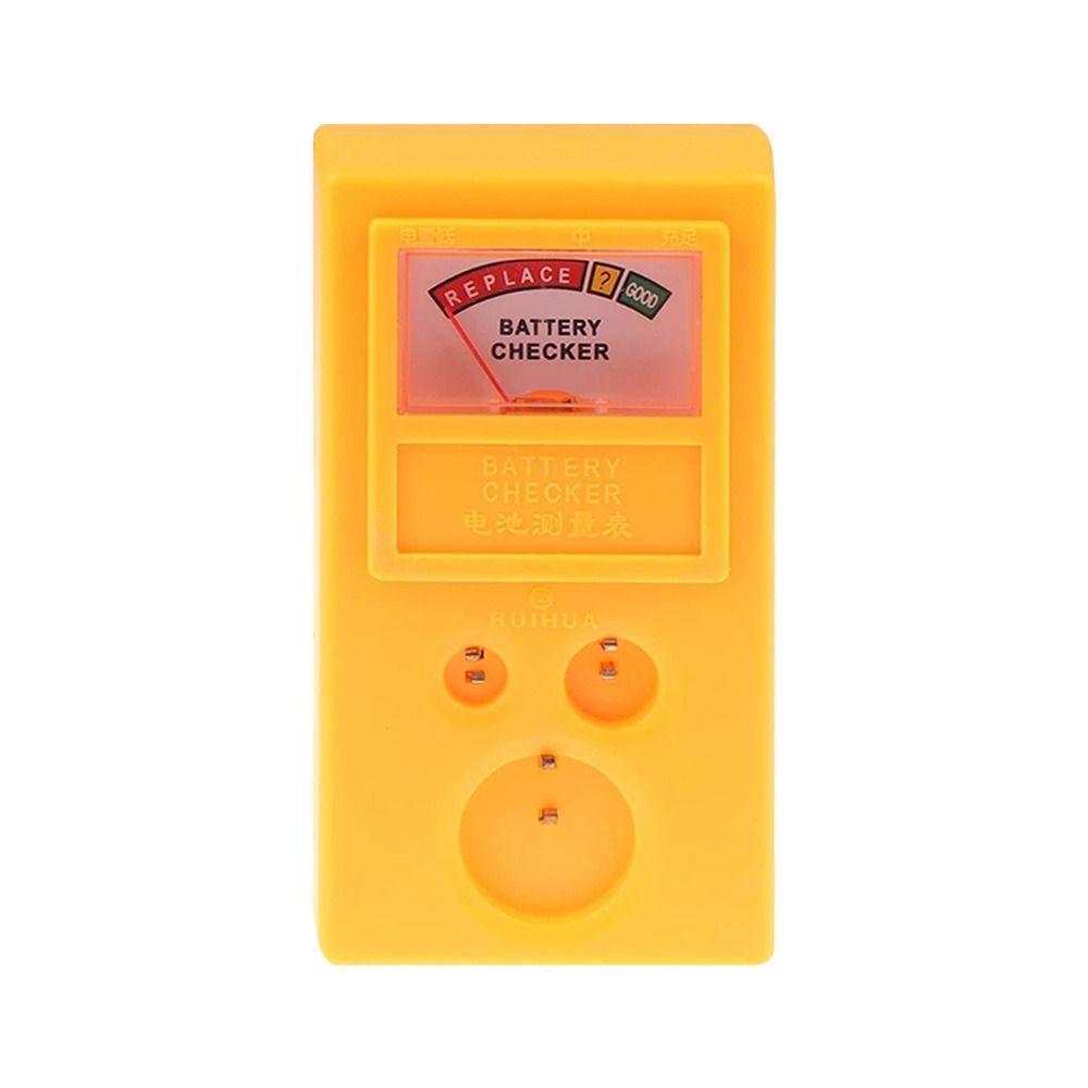 

Инструмент для ремонта часов Тестер мощности батареи Тестер батареи часов Тестер батареек-таблеток 1,5-3В жёлтый