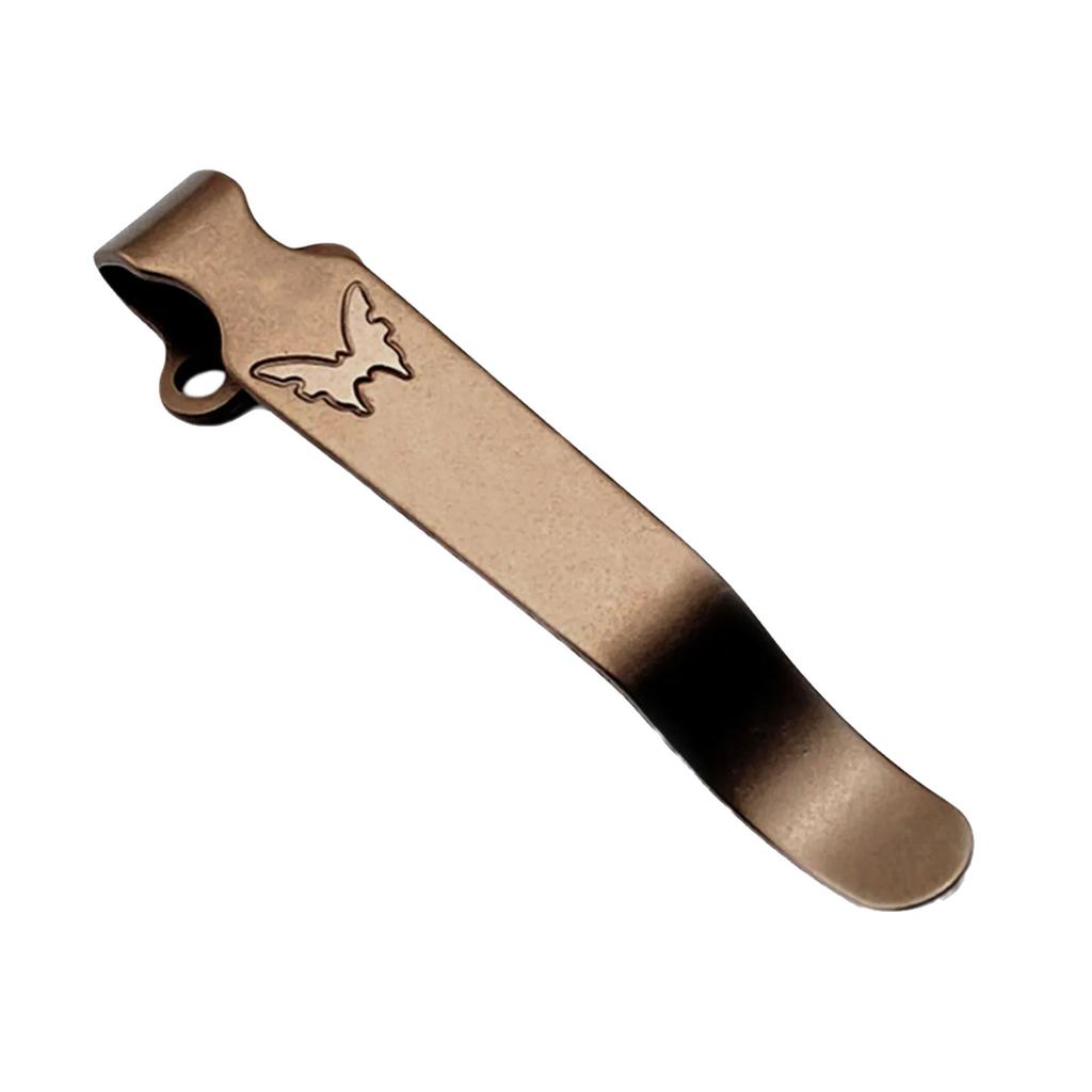 Efficient Stainless Steel Butterfly Back Clip Deep Carry Pocket Back Clamp for Secure Fastening in Various Applications