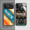 Hot Brand Hurley Phone Case For iPhone 17 air 16 e 15 14 13 12 11 Plus Mini Pro Max Glass Magnetic Case