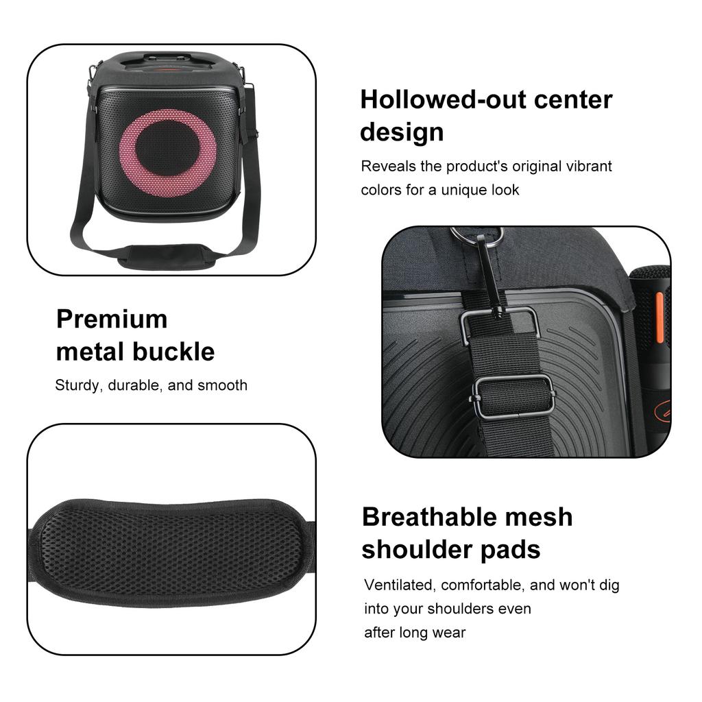 EVA Speaker Bags Protect Storage For JBL PartyBox Encore 2 Speaker Box Portable Party Cover with Adjustable Shoulder Strap