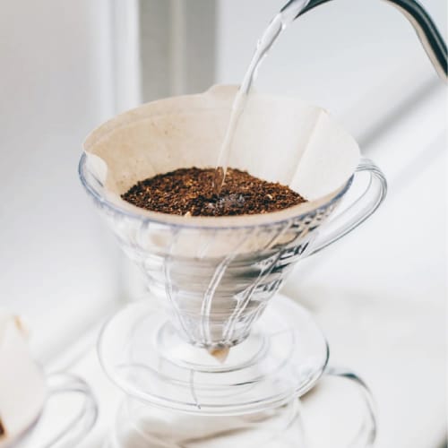 HARIO V60 Transparent Dripper 02, Clear, for 1-4 Cups of Coffee, Hand Drip, Made In Japan, VDR-02-T