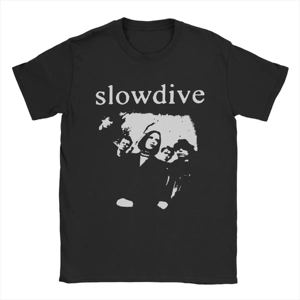 Men Slowdive T Shirt Cotton Clothing Leisure Short Sleeve Round Neck Tees