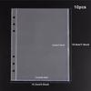 A5 Clear Album Binder Photocards Holder Storage Collesction Sheet Book & Photo Organizer Journal Diary Planner School Stationery
