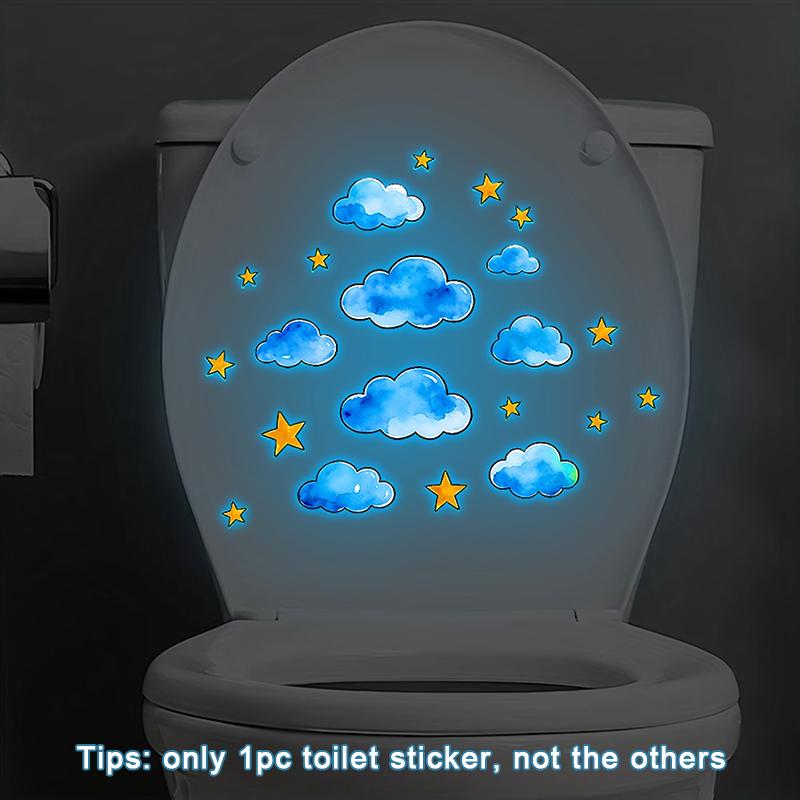 

Светящиеся в темноте мишки Наклейки на унитаз Самоклеящиеся Съемные Декали Наклейка на стену Домашний декор Наклейка на машину Светящиеся эффекты A4