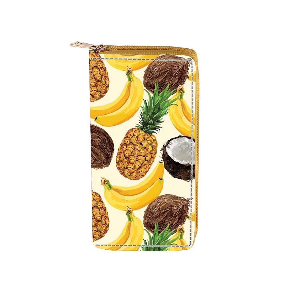 Neue Cartoon-Erdbeere lange Reißverschluss-Geldbörse, Frucht-Geldbörse