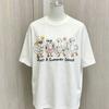 Ummer Cartoon Goose Print T Shirt Oversized Loose Short Sleeve Tees Casual Soft Cotton Basic Tops