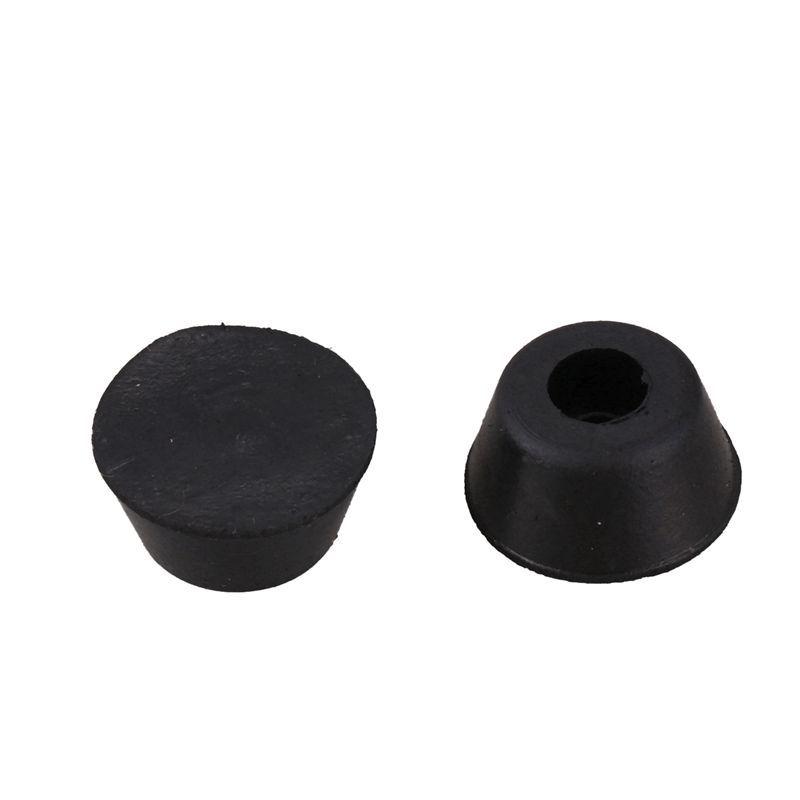 ABWR-40 Pcs 21Mm X 10Mm Conical Recessed Rubber Feet Bumpers Pads Black