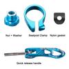 Aluminum Zinc Zinc Alloy Bicycle Seat Clamp Ultralight Quick Release Clamp Bike Seatpost Clamp  Mountain Bike