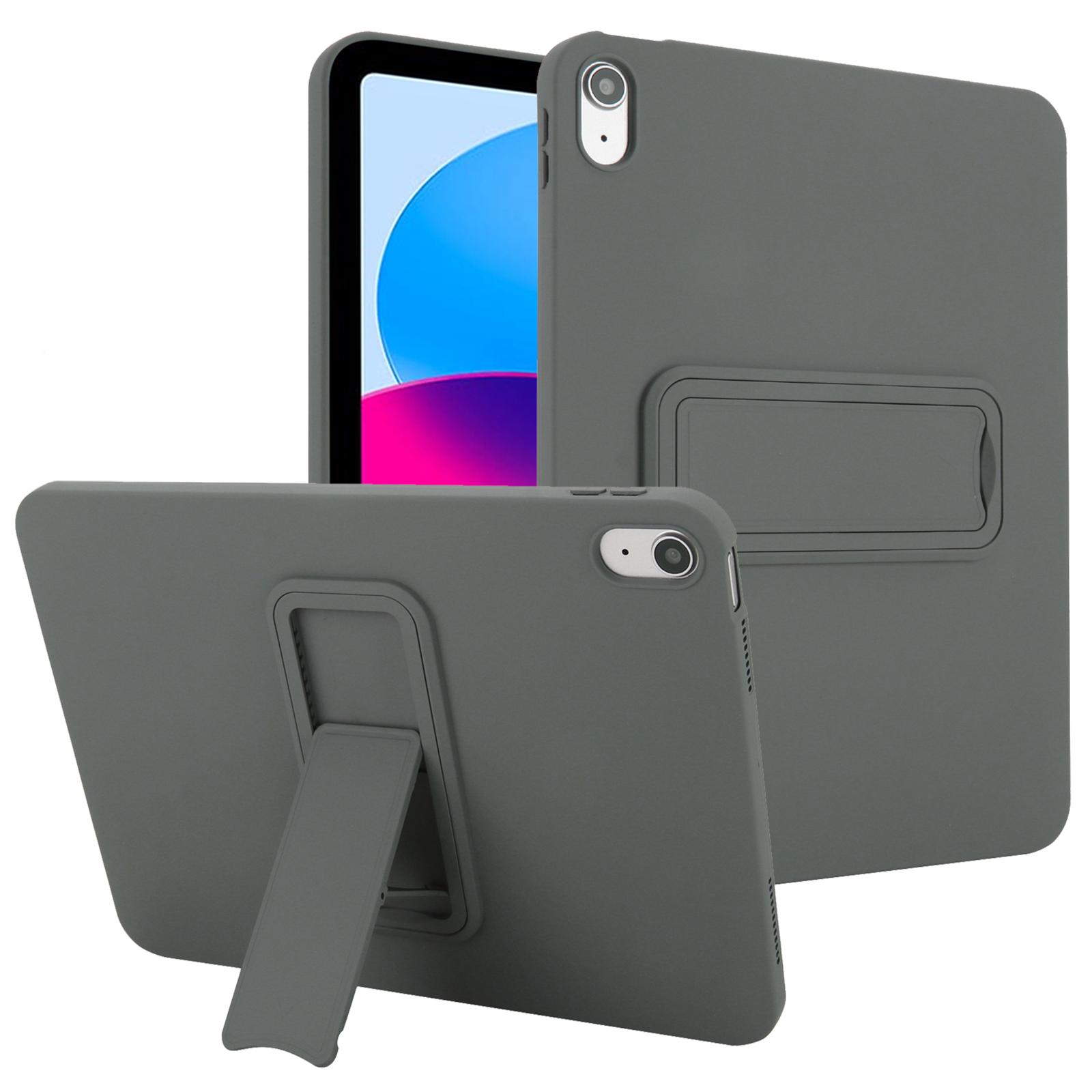 

For iPad (2025)/10.9 (2022) Case TPU + PC Skin-Friendly Kickstand Tablet Cover G