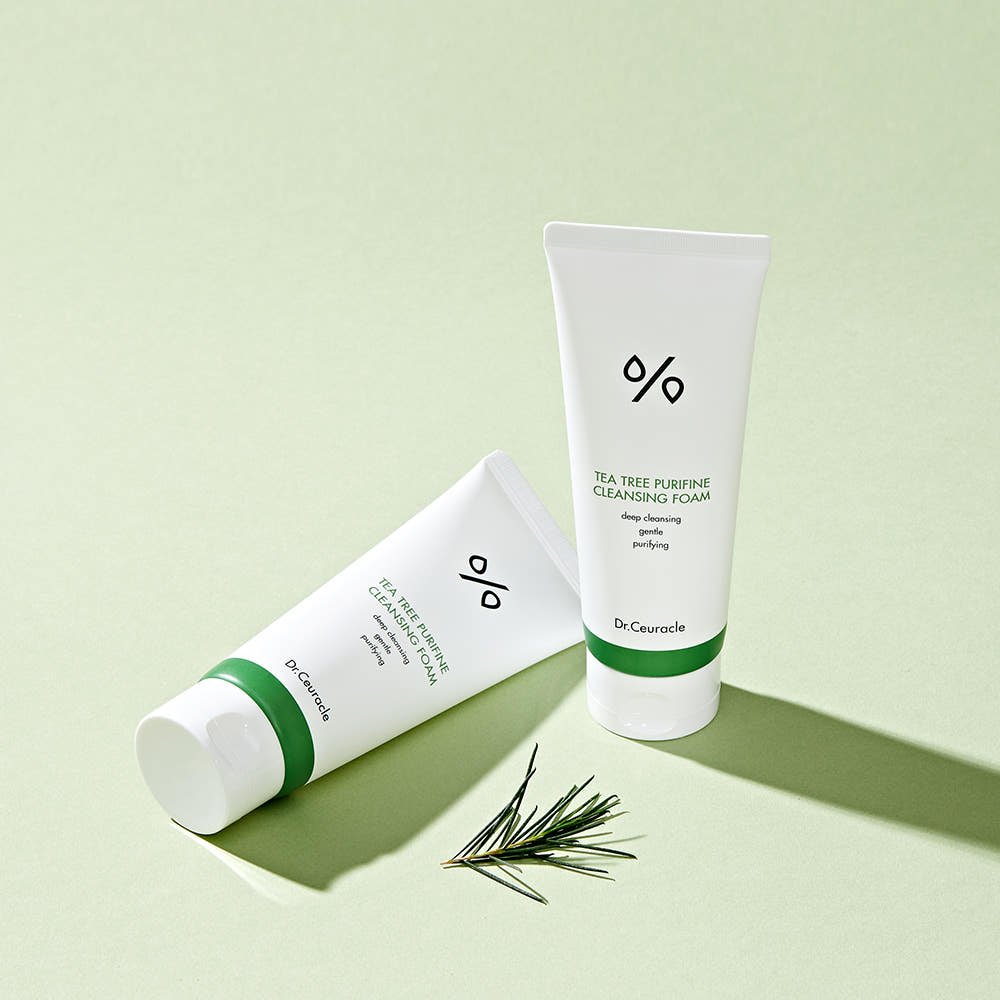Dr.Ceuracle Tea Tree Purifine Cleansing Foam 150ml Korean Soothing Facial Cleanser with Tea Tree