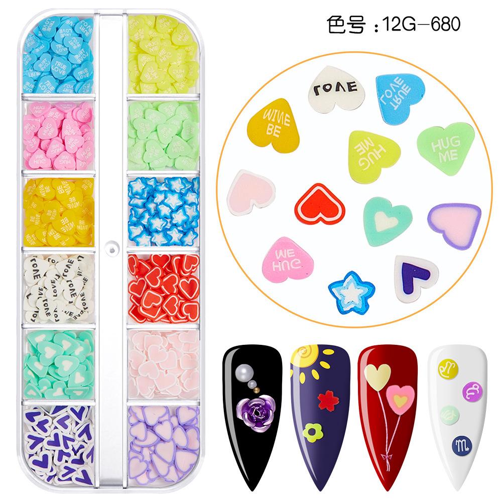 

Праздничный нейл-арт мягкие керамические блестки, макияж нейл-арт блестки ювелирные изделия, любовь лак для ногтей клей блестящая пудра color box