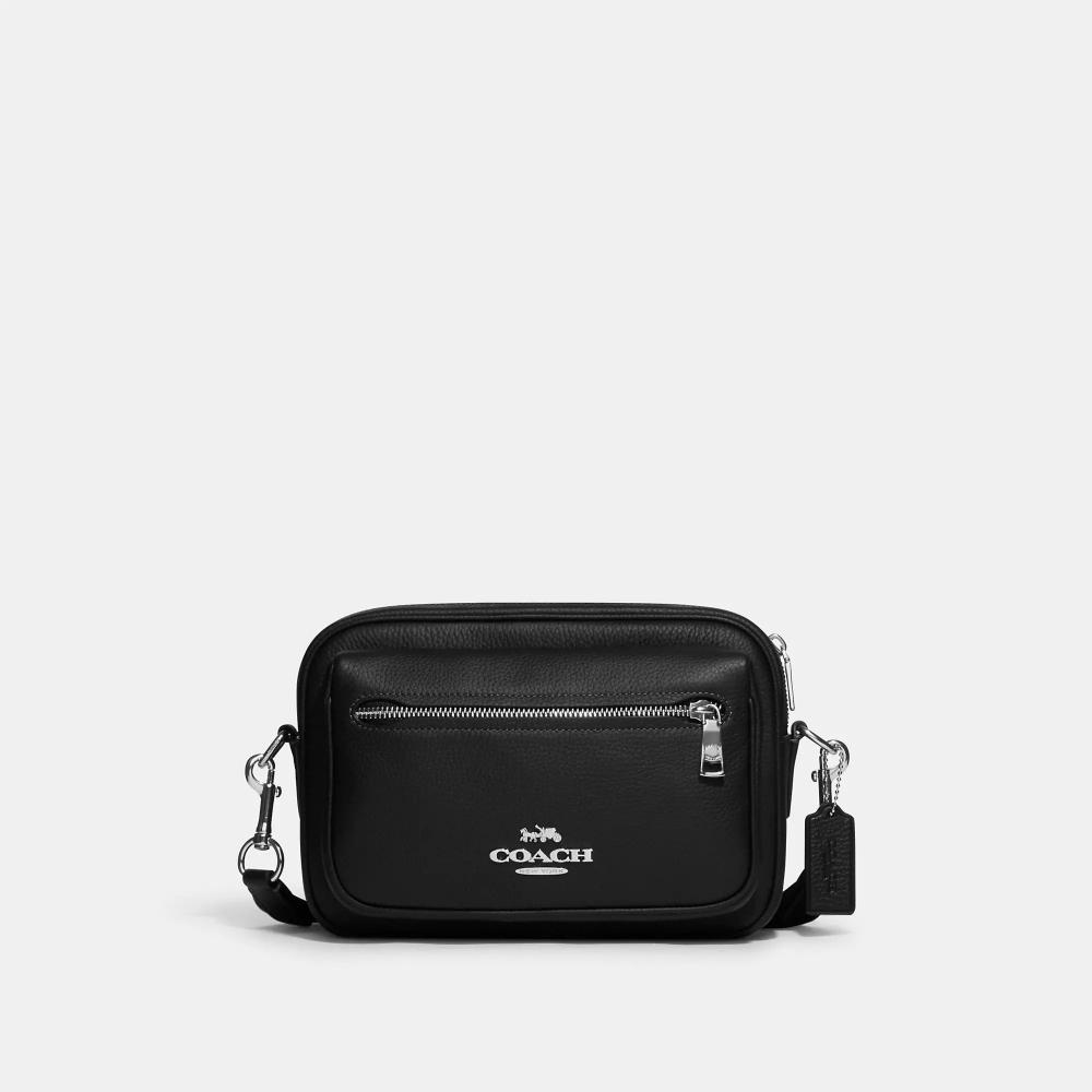 

Coach Elias Crossbody Silver Black One Size