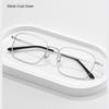 Metal Frame Square Reading Glasses Anti-Fatigue Fashion High Definition Presbyopia Diopter