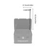 Camping Box Light Stand Camping Lantern Stand Aluminum Alloy Desktop Lamp Bracket Portable Lamp Pole for Outdoor Picnic