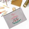 Merci Madame Print Pencil Bag Large Capacity School Stationery Supplies Storage Bags Travel Make Up Bag Year-end Gift for Madame