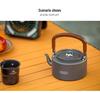 Mountain Guest Lightweight Aluminum Backcountry Camping Kettle - Large Capacity, Portable, Ideal for Outdoor Tea Brewing