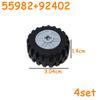 Technical Tire Wheel Car Truck Wheels Hub Block Bricks MOC Motorcycle Tyre  Rim Brick Playset 56145 44309 86652 32019 15038 23798